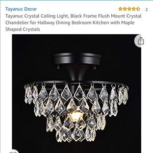 COPY - Crystal Look Light Chandelier